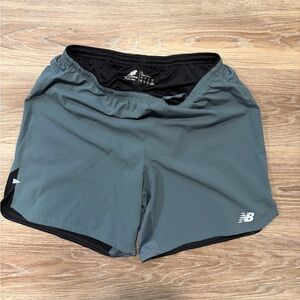 New Balance Men's Impact Run 7 Inch Short (Gray)